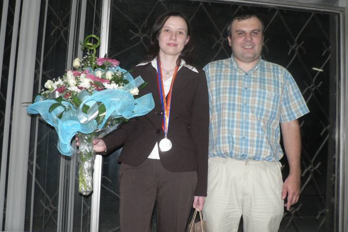 Jola Zawadzka z trenerem
