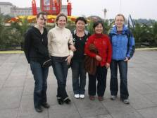 Jola, Monika and Asia on the Tiananmen square